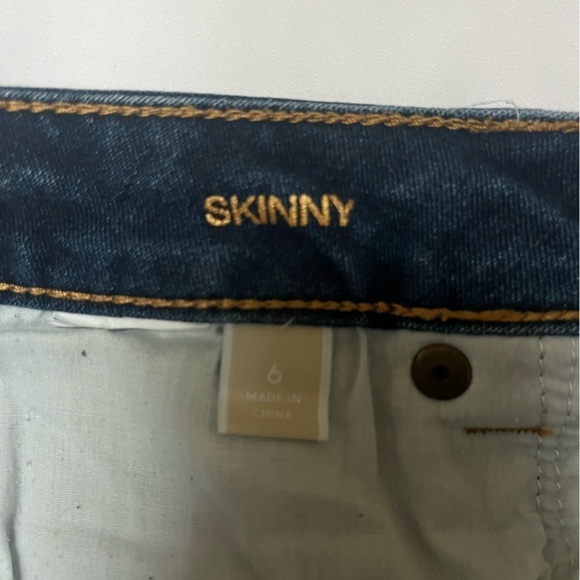 MICHAEL KORS mid rise blue skinny jeans - women’s size 6 - Picture 4 of 5